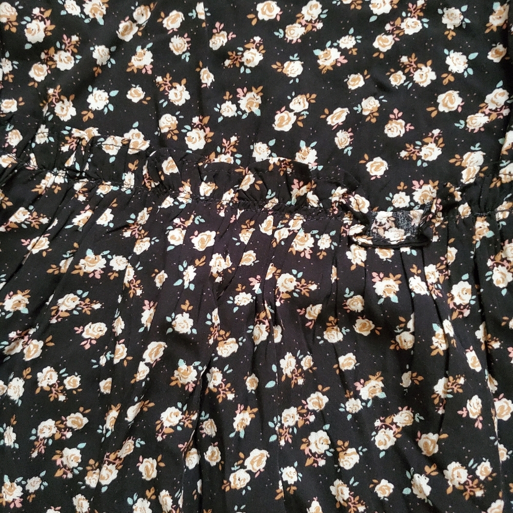 Floral Wide Bottom Pants - Picture 3 of 7
